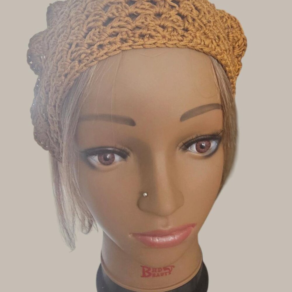 🌿 Handmade‎ Crochet Bandana 🌿 - Picture 2 of 3